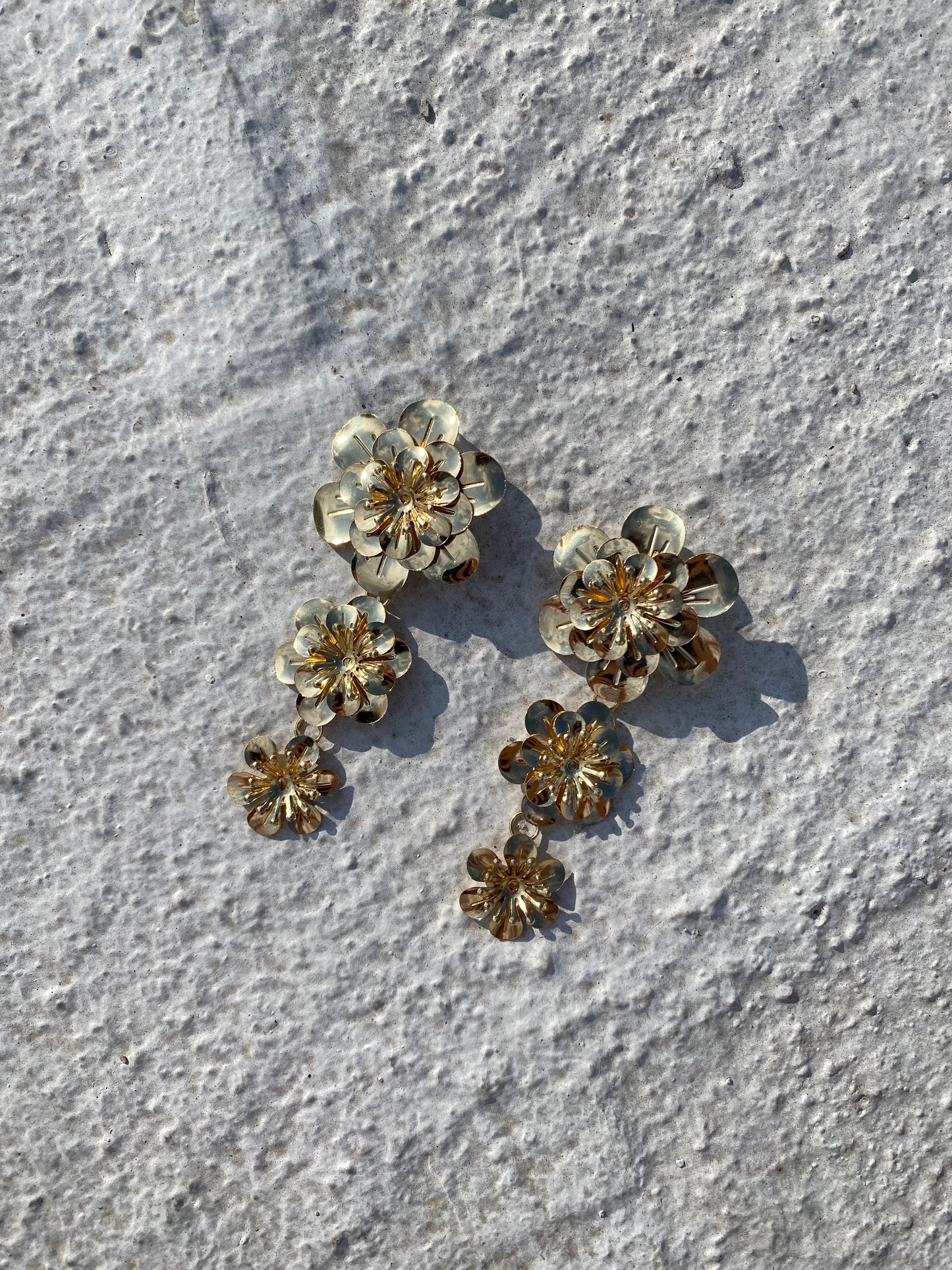 Aretes flores amarillas