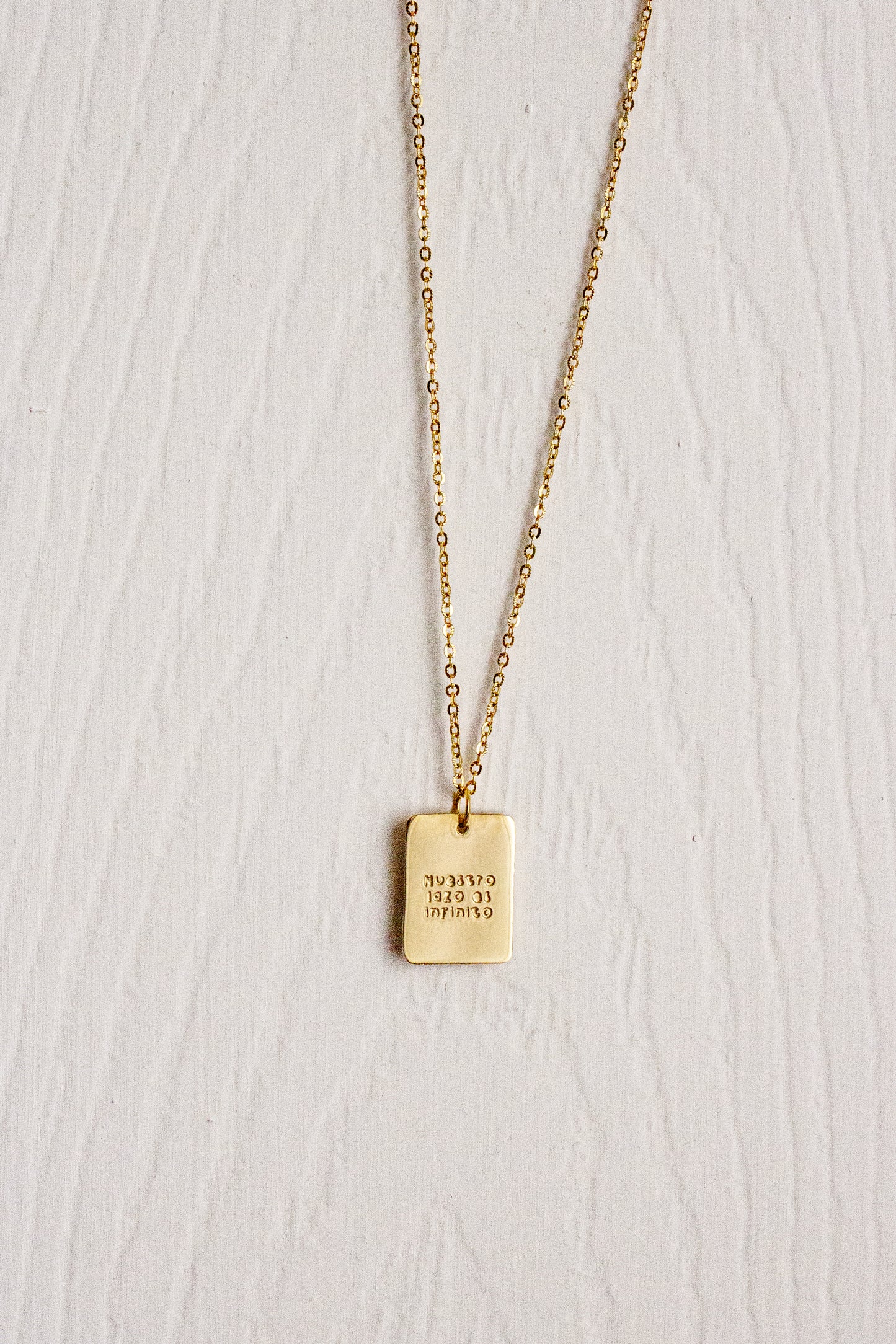 Collar personalizado - Nuestro lazo es infinito