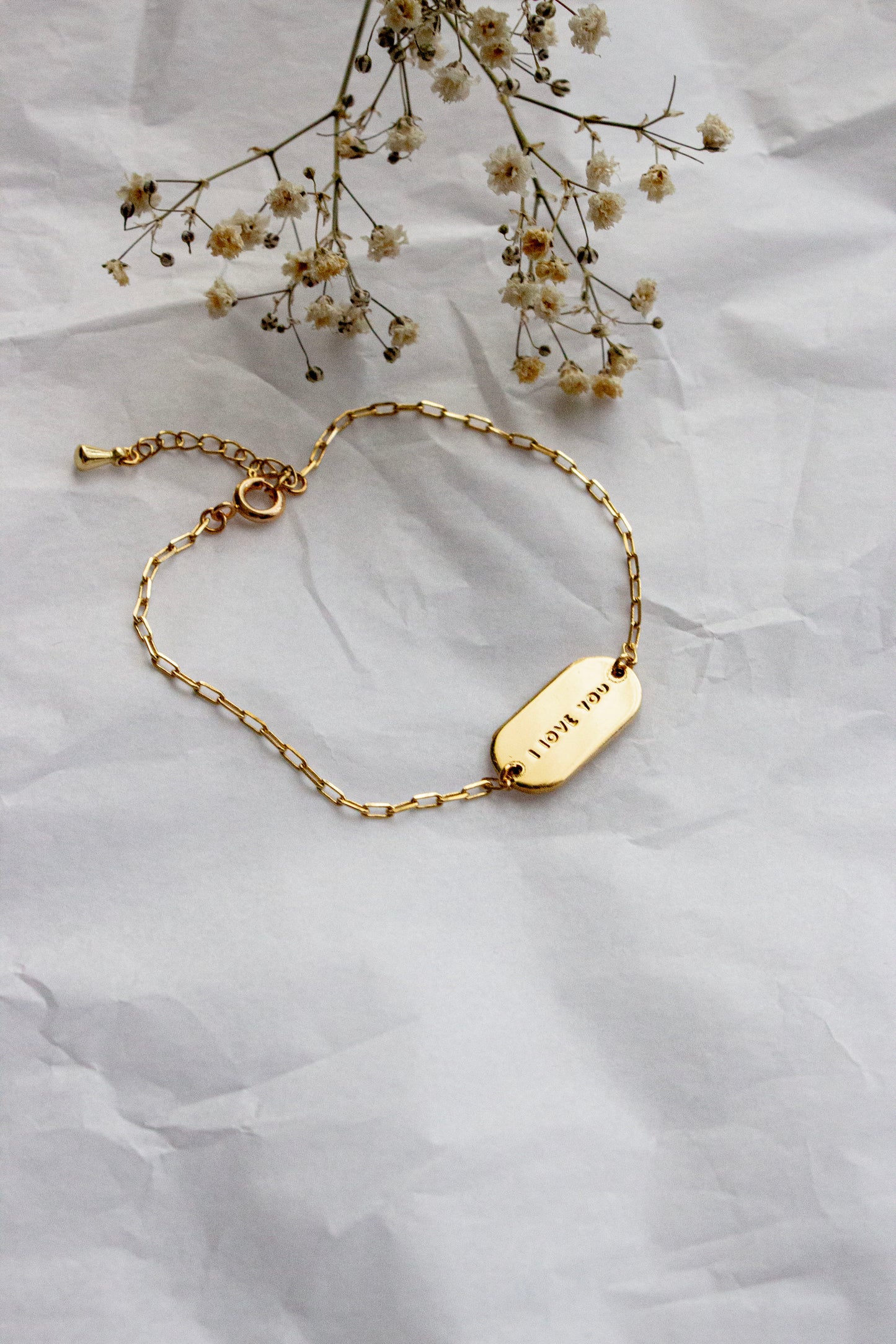 Pulsera personalizada - I love you
