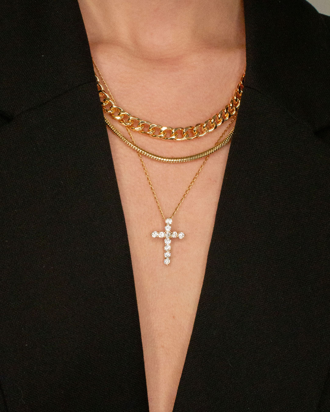 Collar cadena eslabones cuadrados