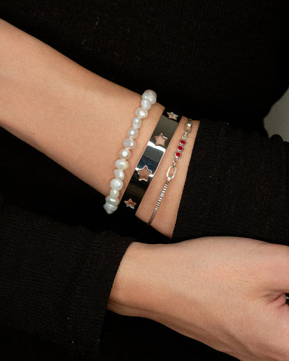 Pulsera con perlas