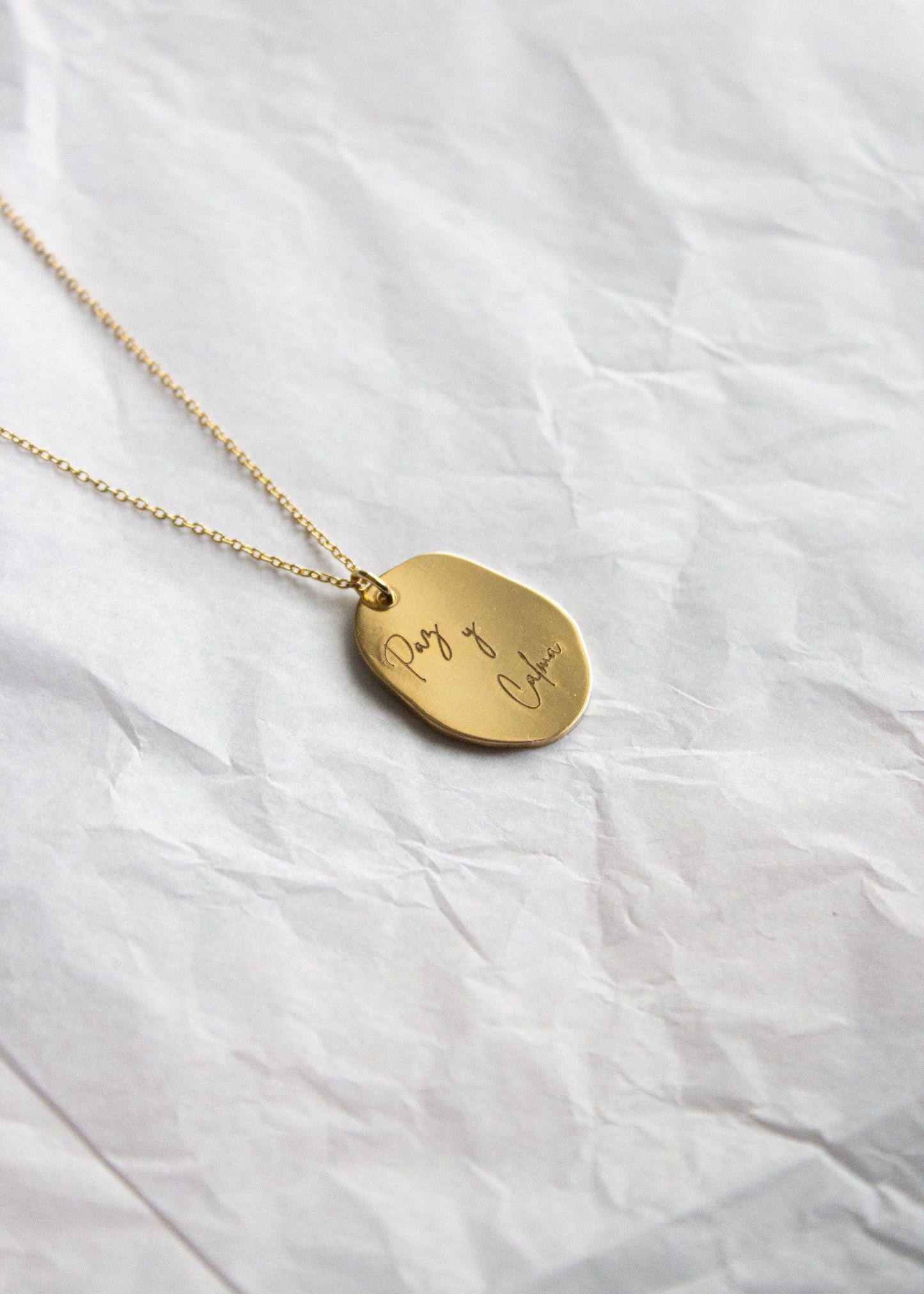 Collar personalizado - Paz y calma