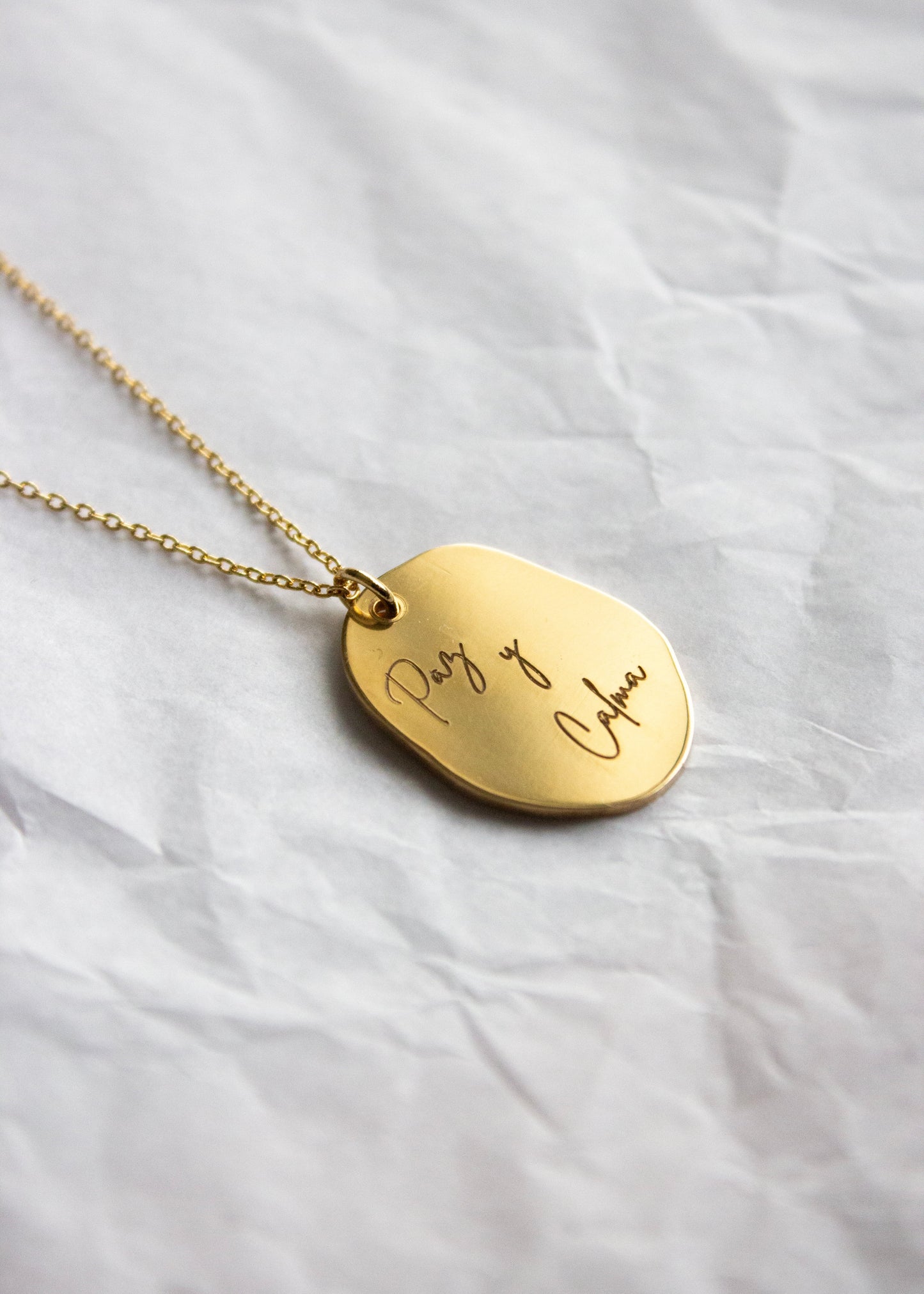 Collar personalizado - Paz y calma