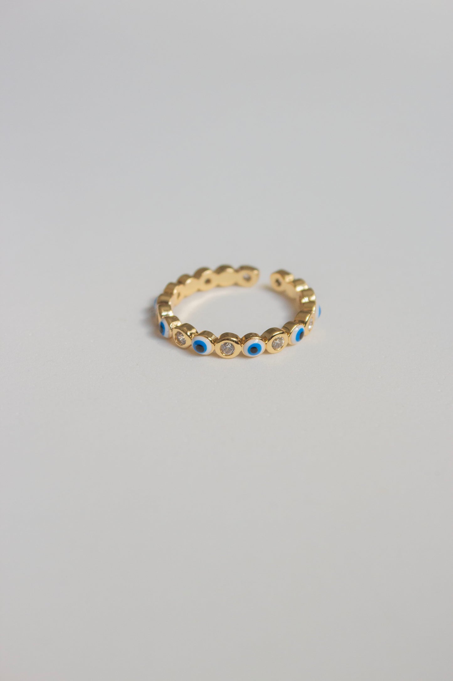 Anillo ojo turco azul