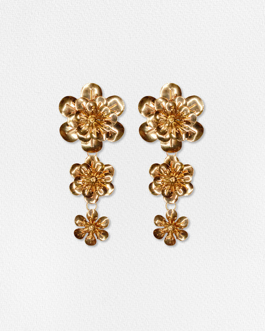 Aretes flores amarillas