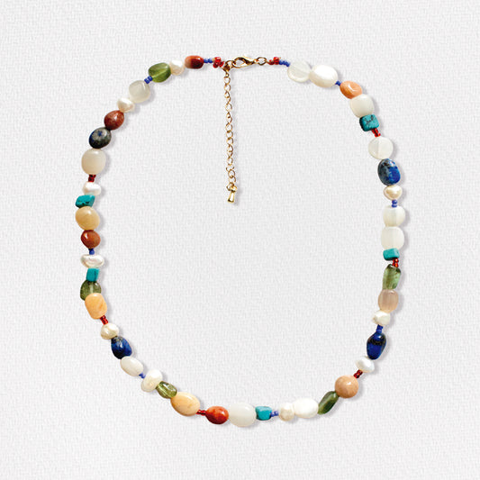 Collar piedras naturales