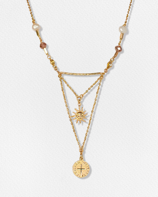 Collar Sol y San Benito