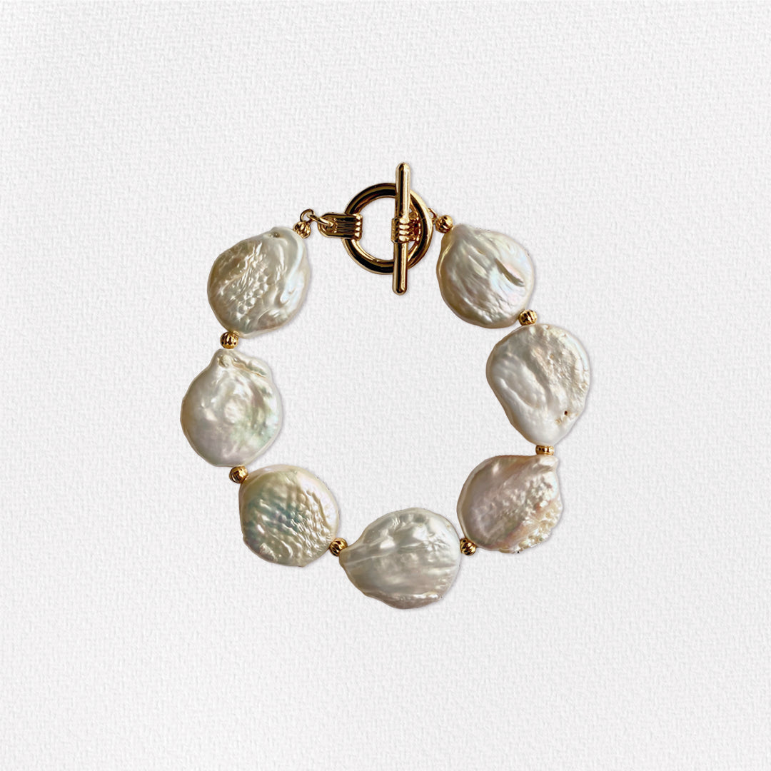 Pulsera perlas barrocas