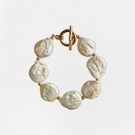 Pulsera perlas barrocas