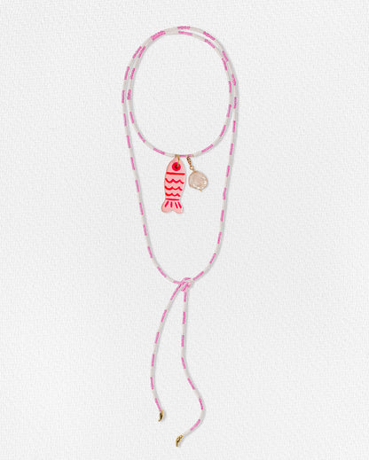 Corbatín pez y perla barroca